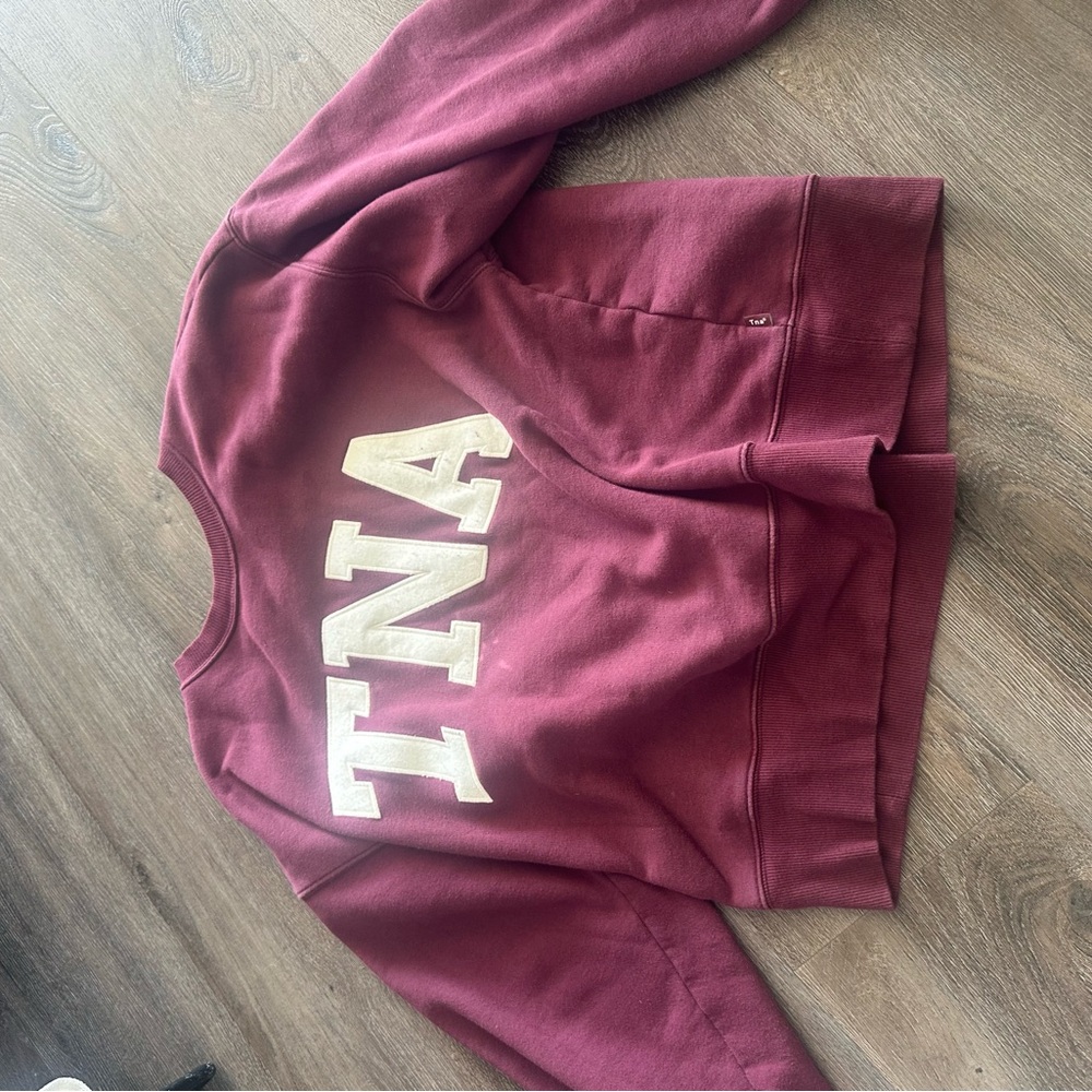 TNA Maroon Crewneck Sweatshirt
